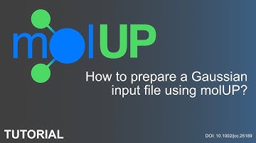 How to prepare a Gaussian input file using molUP?