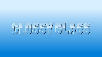 Paint.NET tutorial number 150 - Glossy Glass Text Effect