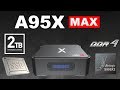 A95X Max TV Box Monster Expandable Storage 2TB Max Android 8.1 Amlogic S905 X2