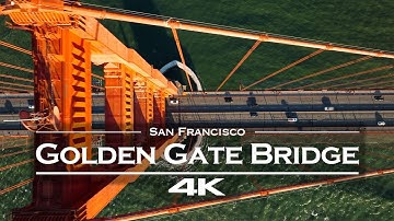 Golden Gate Bridge - San Francisco, USA 🇺🇸 - by drone [4K]