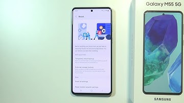 How to Factory Data Reset via Settings on Samsung Galaxy M55 5G