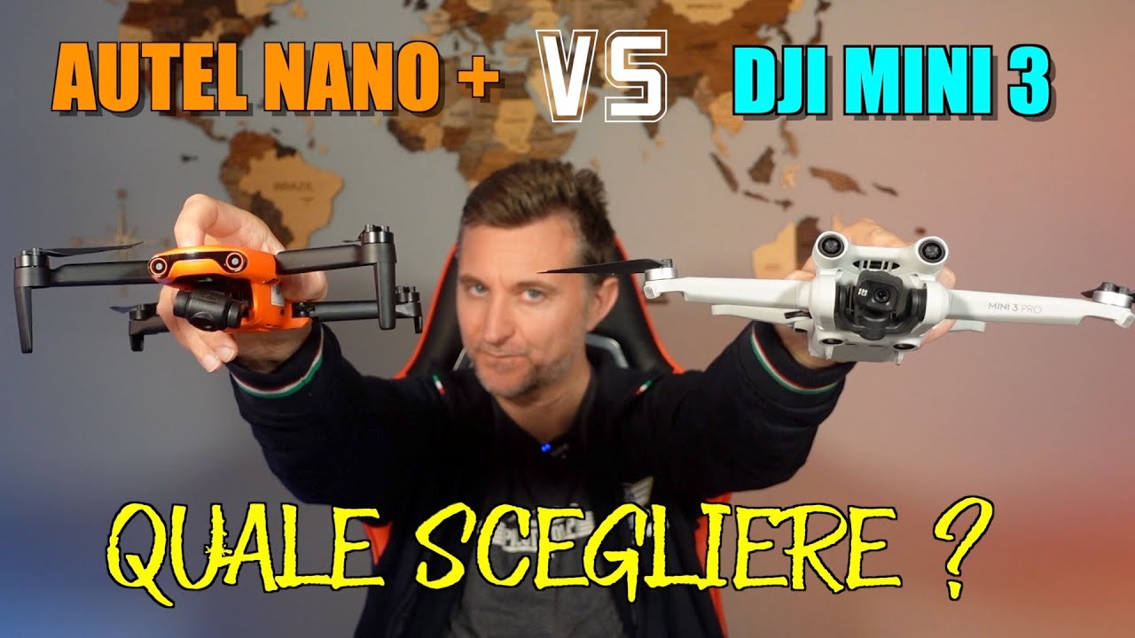 AUTEL NANO PLUS VS DJI MINI 3 PRO - QUALE SCEGLIERE ?