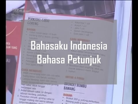 Bahasa Petunjuk - Bahasaku Indonesia