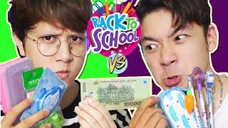 THỬ THÁCH CẦM 100K MUA CẢ NHÀ SÁCH - ĐỒ DÙNG BACK TO SCHOOL