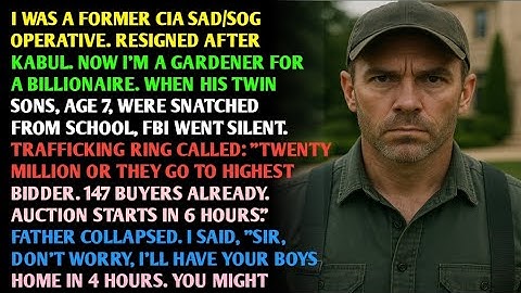 IK WAS EEN VOORMALIG CIA SAD/SOG-AGENT. IK NAM ONTSLAG NA KABOEL. NU BEN IK TUINMAN VOOR EEN MILJ...