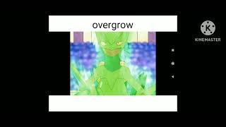 #treecko#grovyle#sceptile all moves