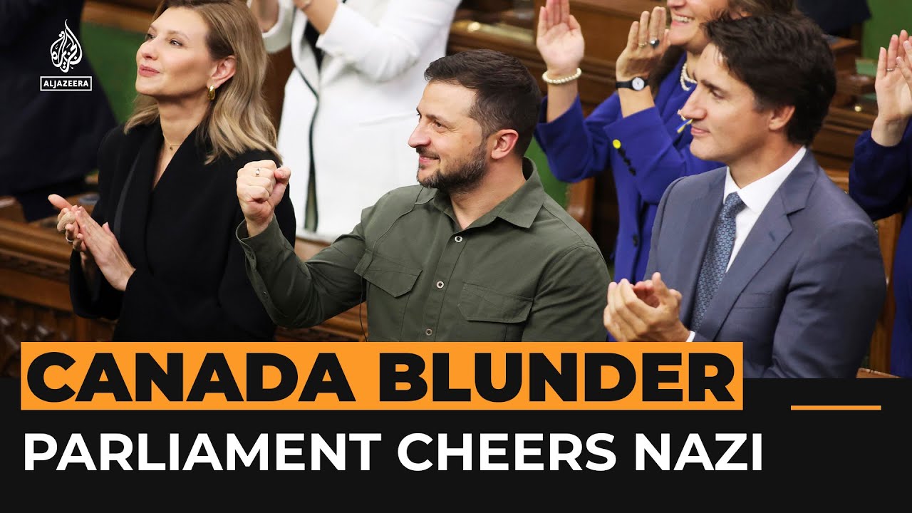 Canadian Parliament gives WWII Nazi standing ovation | Al Jazeera Newsfeed  - YouTube