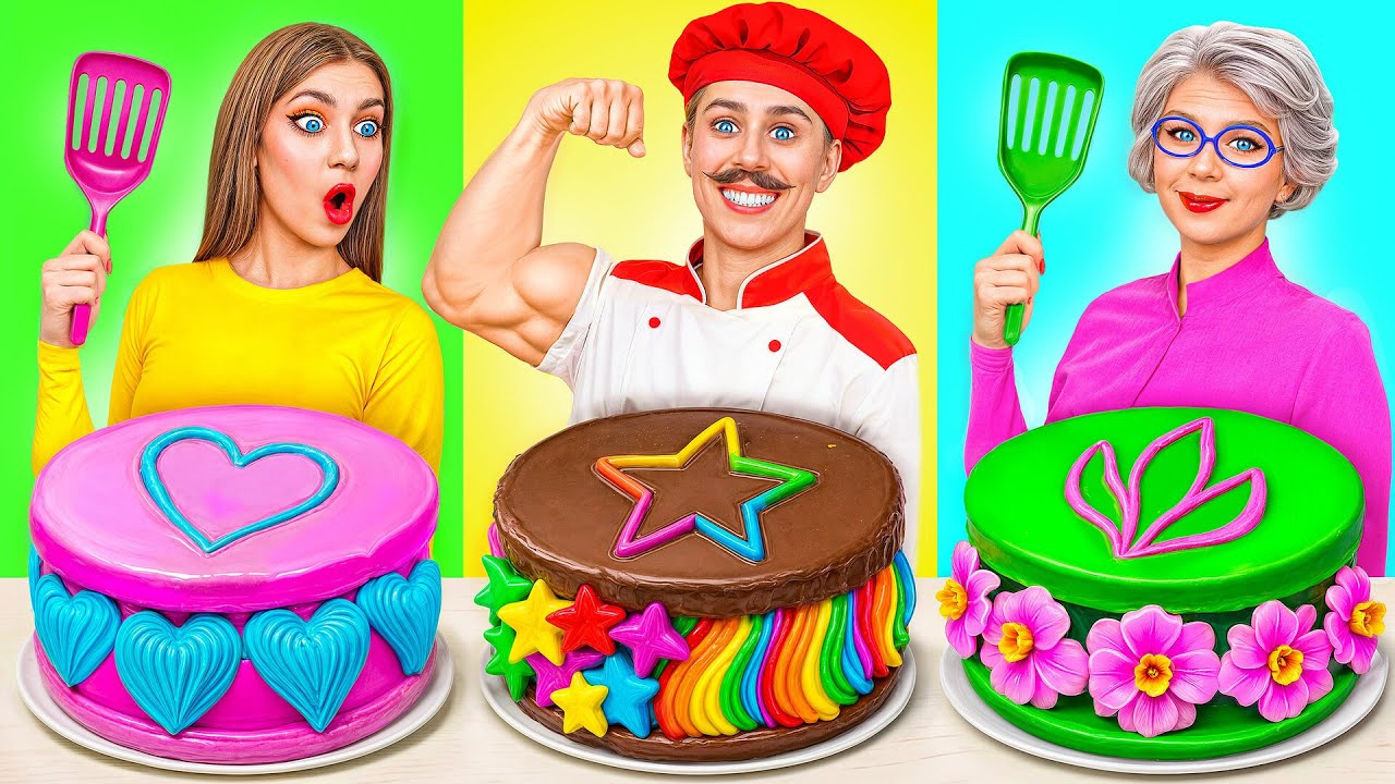 Кулинарный Челлендж: Я против Бабушки | Смешные Рецепты с Едой Super Hyper DO