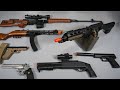 PPSh-41 - SVD Sniper Rifle Toy Gun Machine Gun Airsoft - Glock17 - M870 Shot Gun Toy Guns Collection