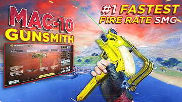 MAC-10 IS ON FIRE 🔥 with this GUNSMITH | BEST MAC-10 LOADOUT EVER IN COD MOBILE #mac10gunsmith