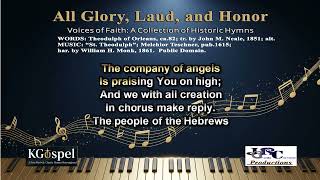 All Glory Laud And Honor  Karaoke In English sing Along  S