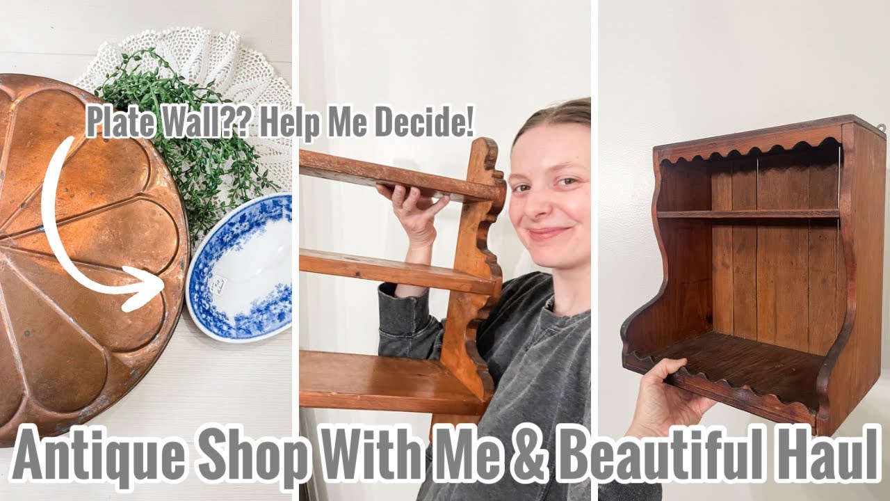 SUCH A GOOD ANTIQUING TRIP😍 | Antique Shopping & Haul 