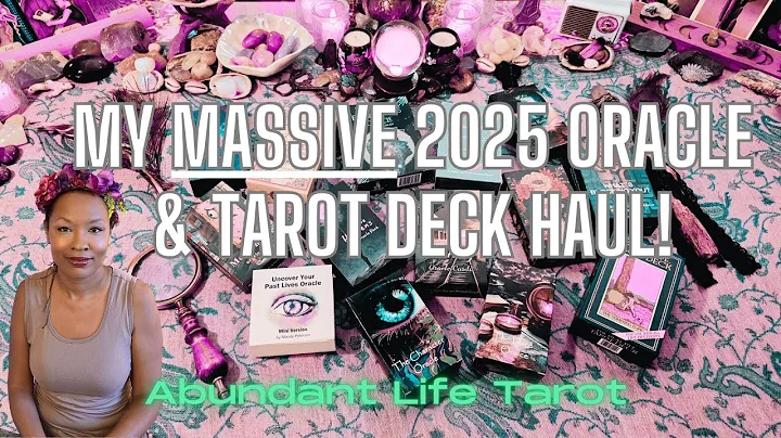 MASSIVE 2025 Oracle and Tarot Deck Haul! Decks I Added to My Collection in 2025