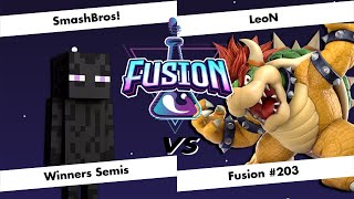 Fusion - Smashbros Steve Vs Leon Bowser - Winners Semi-Finals