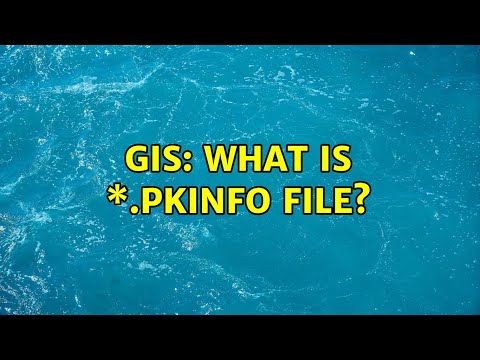 GIS: What is *.pkinfo file?