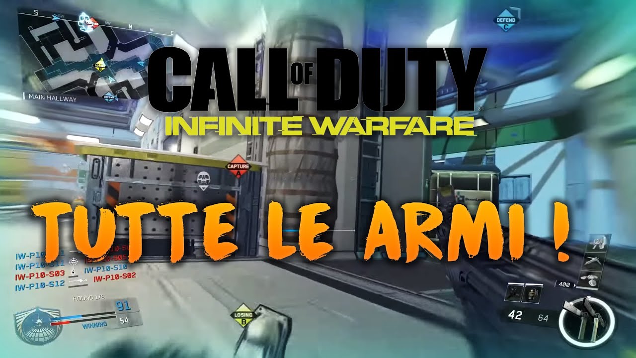 TUTTE LE ARMI DI CALL OF DUTY: INFINITE WARFARE!- Infinite Warfare ITA ...
