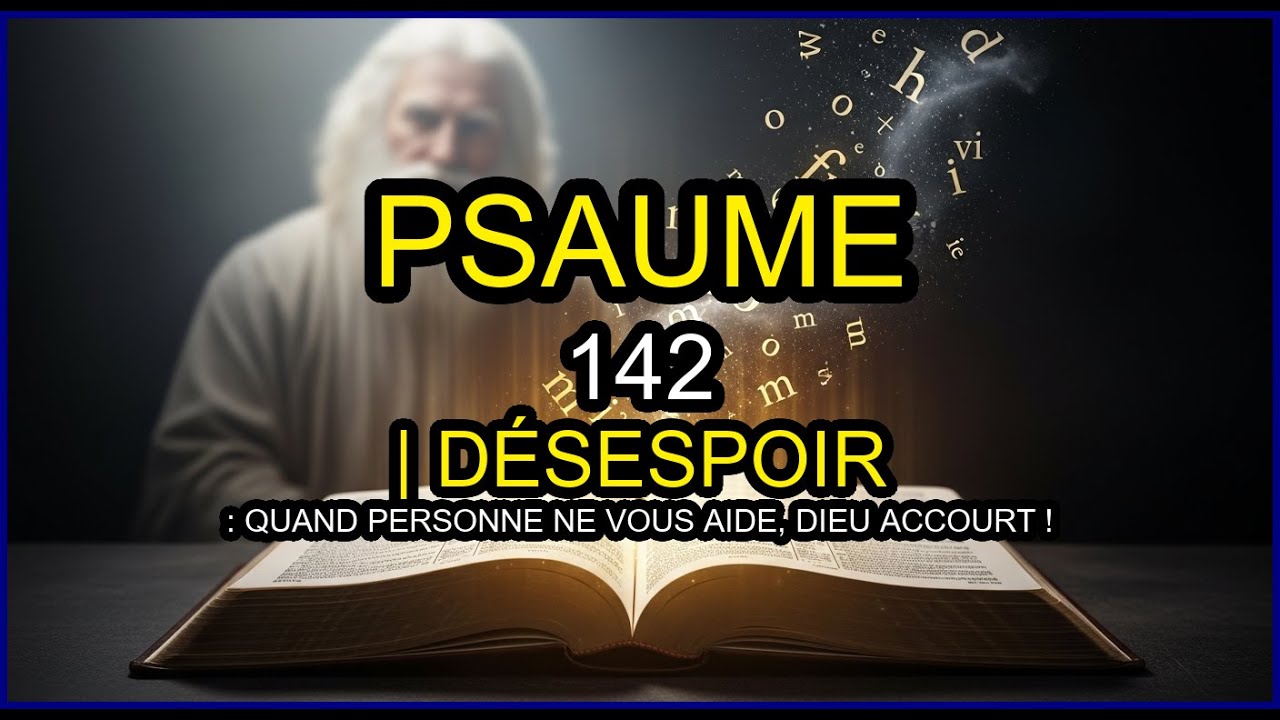 PSAUME 142 | DÉSESPOIR : Quand Personne Ne Vous Aide, DIEU ACCOURT !