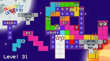 NUMBERBLOCKS PUZZLE GAME Tetris Level 31 New Episode By Fanmade