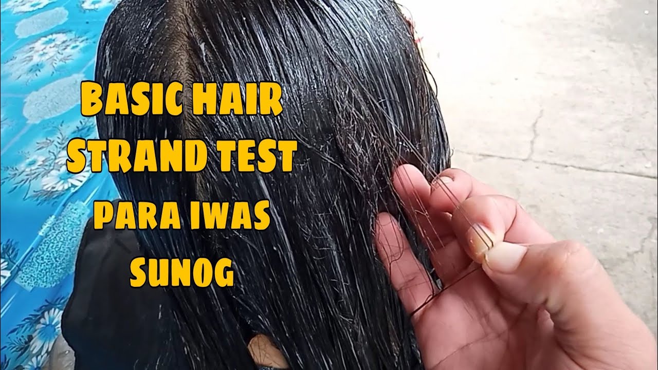 Paano ba mag hair strand test sa rebond YouTube