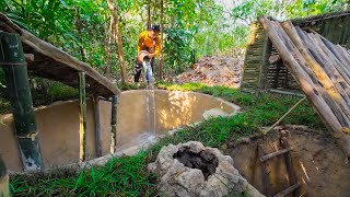 Girl Living Off Grid Built A Complete Secret Underground Bamboo Home with a Swimming Pool by survival shelter ideas 5,503 views 8 days ago 20 minutes