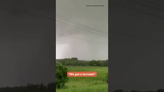 Rain-Wrapped Tornado In Oakdale, Wisconsin