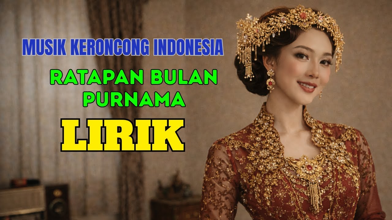 Musik Keroncong Indonesia - Ratapan Bulan Purnama Lirik