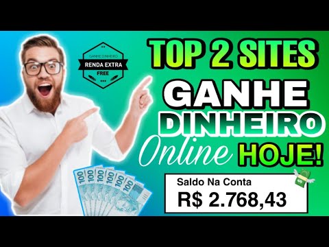 2 SITES PARA GANHAR DINHEIRO HOJE | RÁPIDO E FÁCIL | COMO GANHAR DINHEIRO ONLINE 2022 ✔️ FATURE ALTO