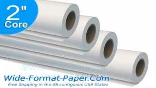 Wide-Format Printing Paper 30 X 300' 20-lb Inkjet Bond, American Made