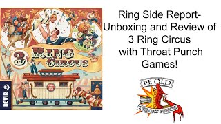 Ring Side Report-Board Game Review of 3 Ring Circus