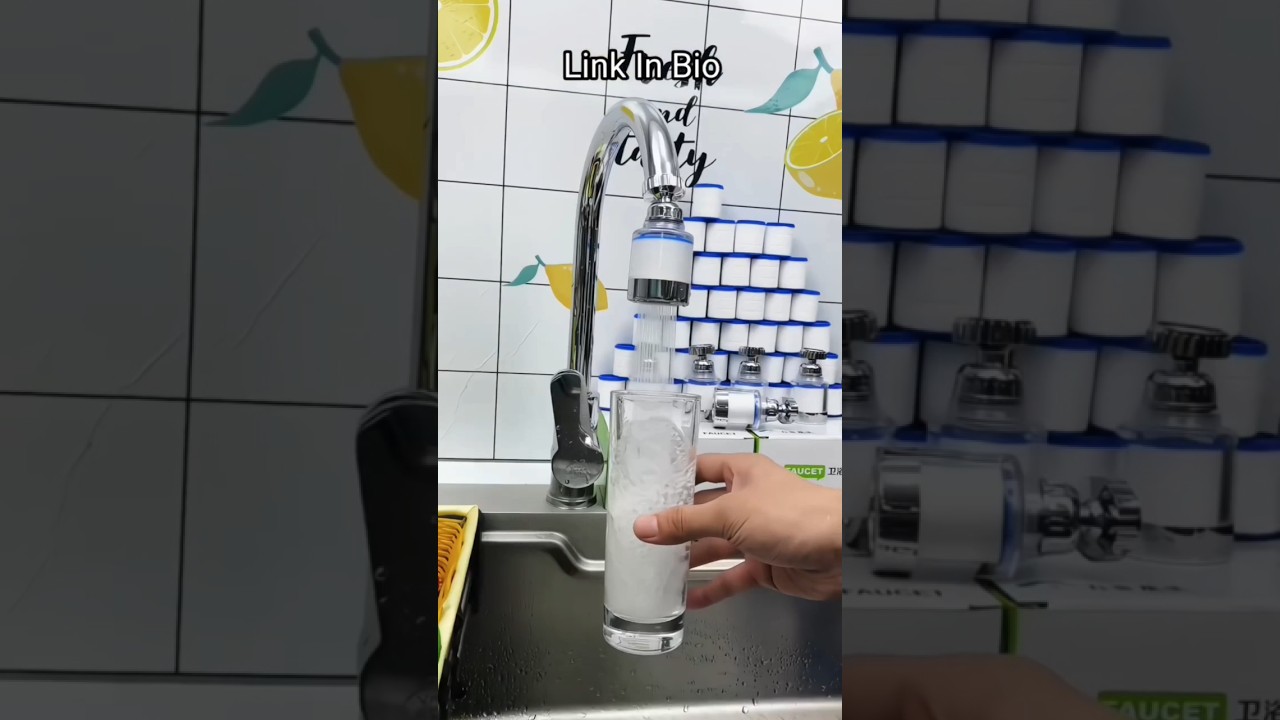 Water filter tap water 💦🌊