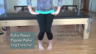 Easy Hip and Leg Exercises - The Pigeon Pulse