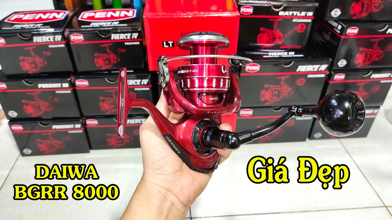 Máy Câu Daiwa BGRR LT 8000 - P - ARK Chính Hãng Chống Nước 