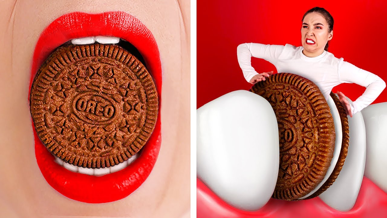 SI LA NOURRITURE ÉTAIT DES PERSONNES 🍪 Astuces de cuisine et idées culinaires par 123 GO! CHALLENGE