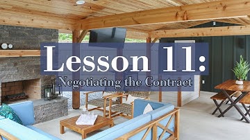 Lesson 11 - Negotiating the Contract | Understanding Scope, Payment Terms & Trust