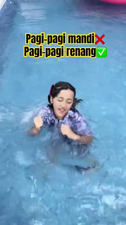 DETIK-DETIK DINAR MAU T3N99ELAM SAAT BERENANG😱 #shorts