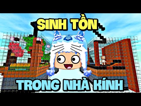 Video Thử thách sinh tồn trong nhà kính Mini World | Hành... - youtube