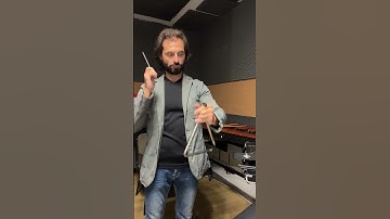 How to play grace notes on #triangle 🔺 #musiceducation #percussion