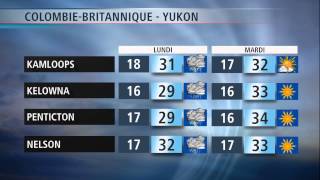 Les prévisions de la météo pour aujourd’hui et demain screenshot 2