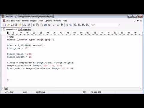 165   Creating Captcha Image Security Part 2   PHP Tutorials