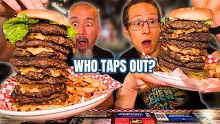 Burger Barn’s Monster Burger Challenge vs Two YouTubers