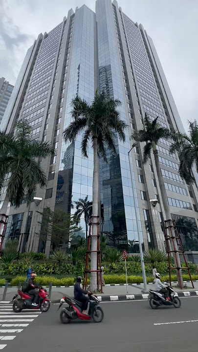 Jakarta city beautiful skyscrapers view #indonesia