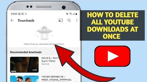 How To Delete All YouTube Downloaded Videos At Once (UPDATED) 2025