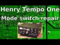 Ham Radio - Henry Tempo One mode switch repair