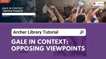Opposing Viewpoints • Database Overview