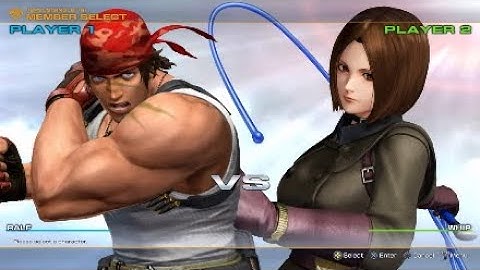 The King of Fighters XIV - Ralf Jones vs. Whip (CPU vs. CPU)