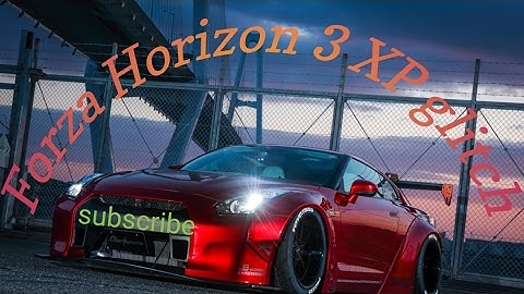 Forza Horizon 3 XP Skill Points Glitch