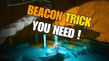 Beacon Trick You Need to Never Get Lost in Caves‼️