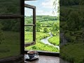 Cozy Countryside Cottage Ambience 🌿 | Peaceful River &amp; Nature Sounds #villageambience #shorts