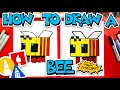 How To Draw A Minecraft Bee