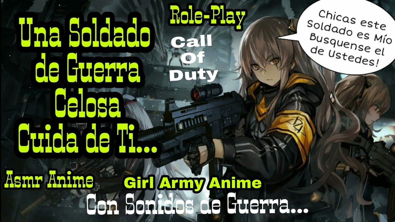 Asmr Una Soldado de Guerra Celosa Cuida te Ti/Tú me Perteneces estas Herido/Role-Play/Anime.